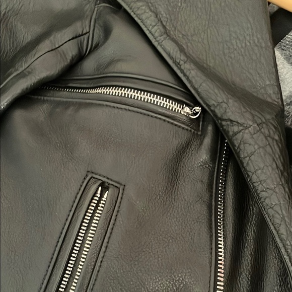 John Elliott Original Leather Rider Jacket - Picture 6 of 7